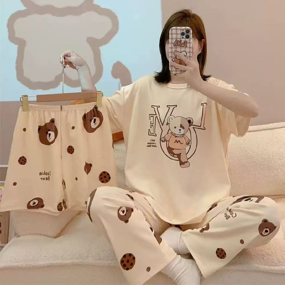 Set de tres piezas - EY Apricot Bear