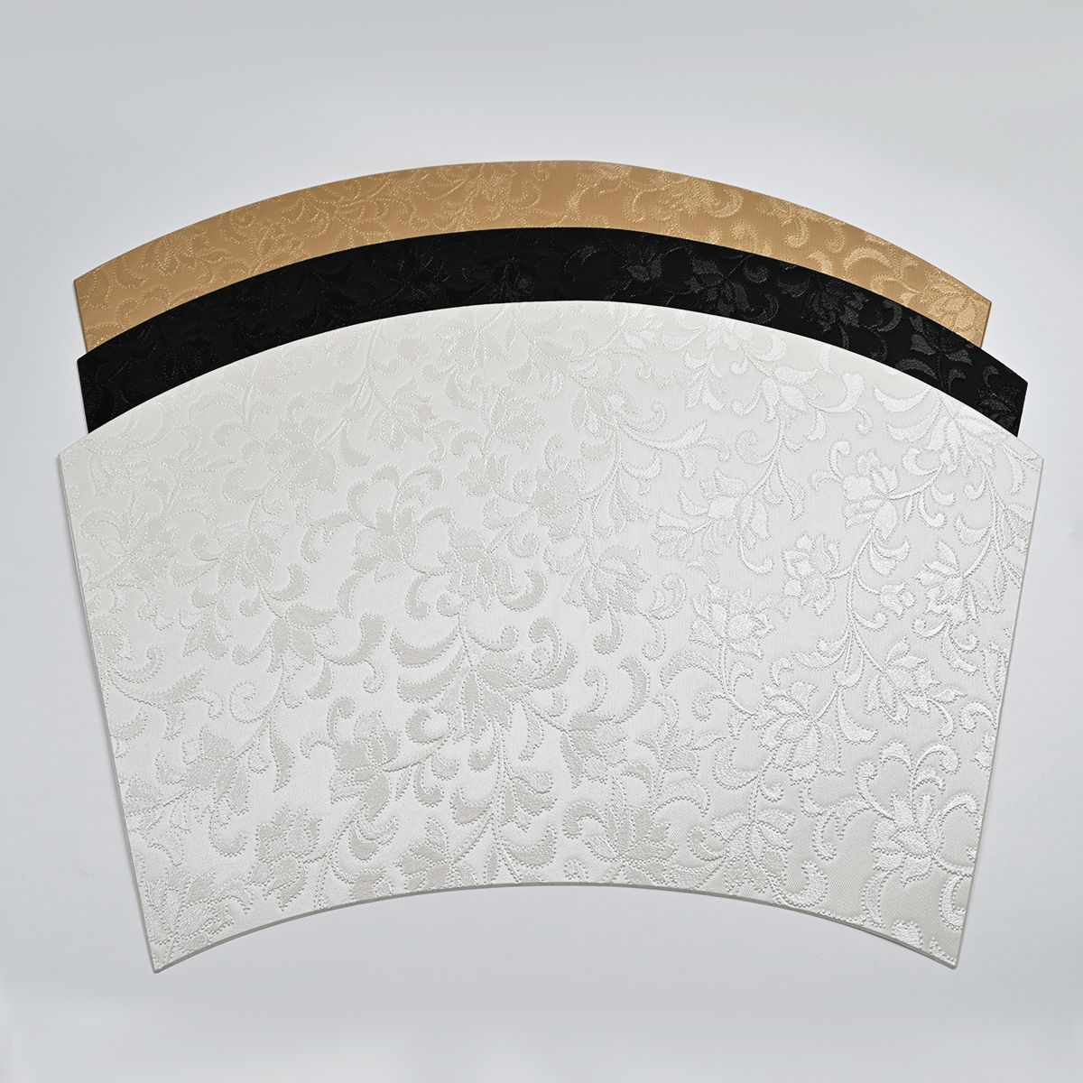 Cojín de cuero bordado imitación cojín de PVC cojín occidental de lujo ligero nórdico retro impermeable aislamiento térmico cojín de mesa restaurante hotel al por mayor