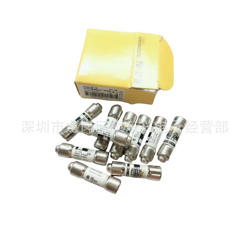 10*38MM Bussmann陶瓷保险丝 CC-TRON熔断器 FNQ-R-25 25A 600V