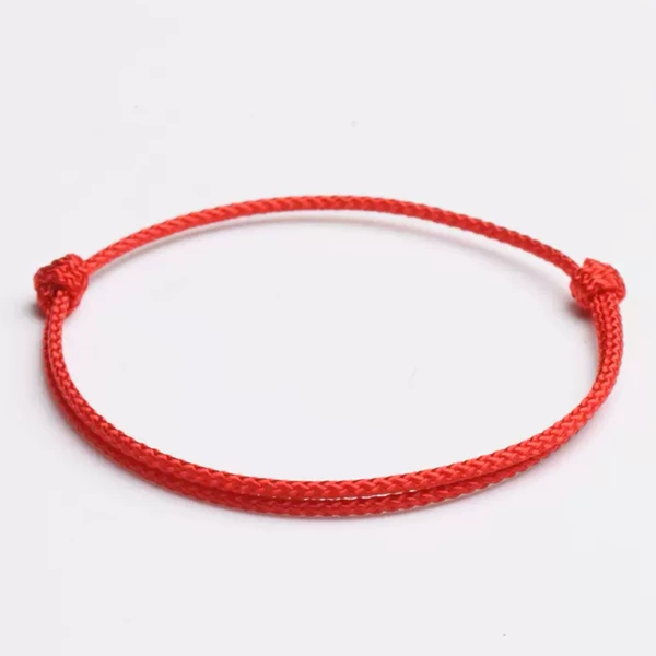 Red rope bracelet