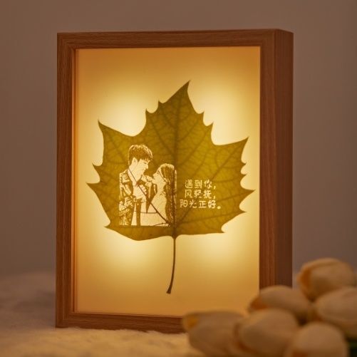 Wutong Leaf Carving, Leaf Carving Photos, Gifts for Couples and Friends, Gifts for Besties, Chinese Valentine's Day Birthday