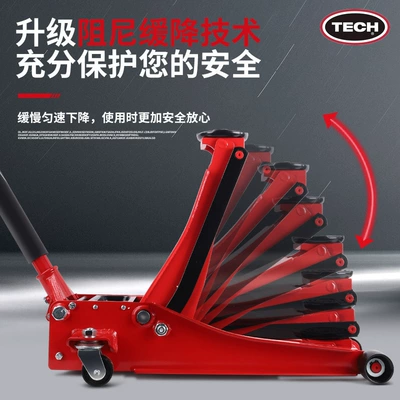 Tech Hydraulic Horizontal Dual Car jack