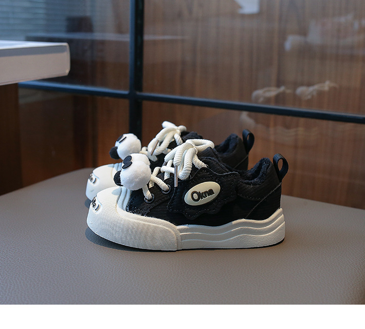 Scarpe basse in pelle scamosciata per bambini 2024 autunno e inverno nuovo stile ragazzi ragazze casual sportive bambino singolo scarpe alla moda_voghion.com