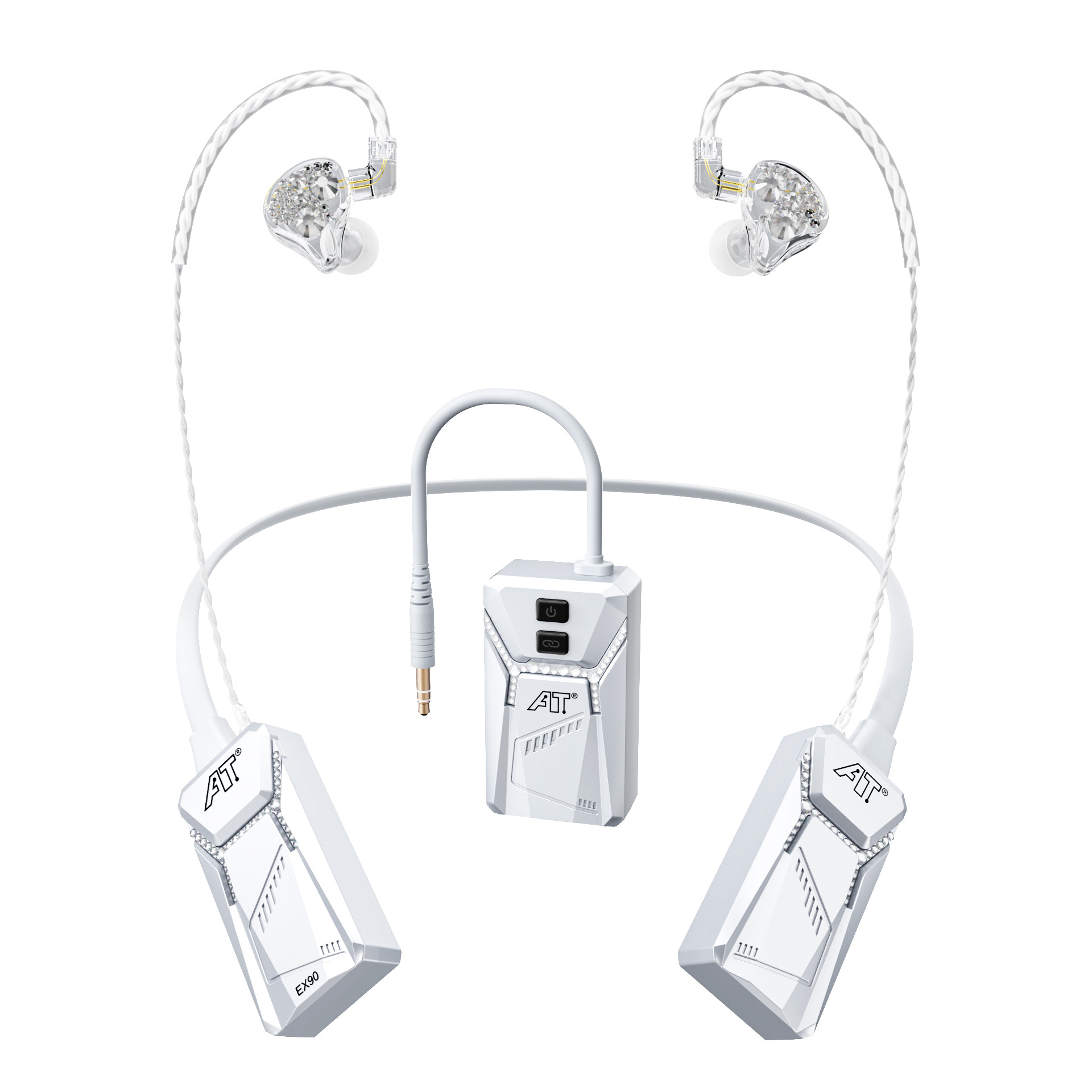 ISK EX90 5.8G auriculares de monitoreo inalámbrico tarjeta de sonido de transmisión en vivo ancla universal escenario canto de moda auricular