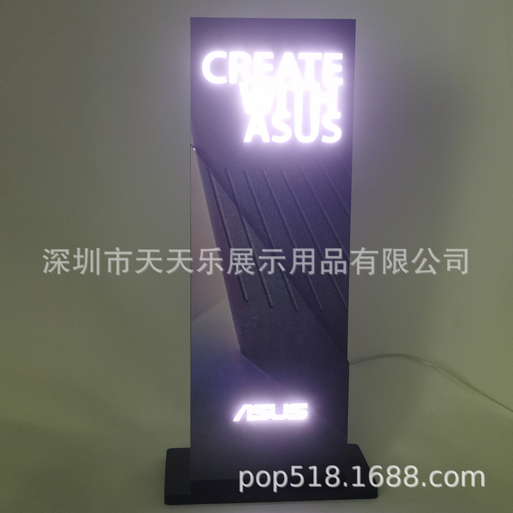 深圳实力厂家供应亚克力电子灯箱手机店展示LED有机玻璃广告灯箱