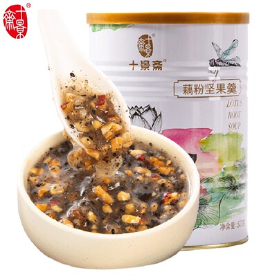 水果坚果藕粉羹500g罐装营养早餐特产代餐食品方便速食特产|ms
