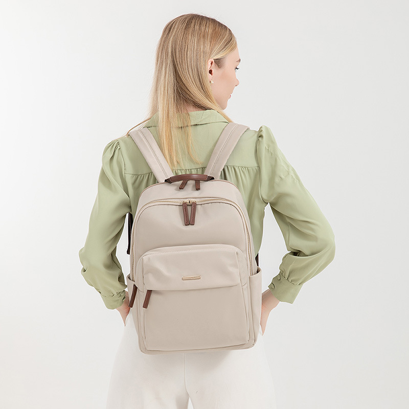 Mochila de tela Oxford mochila 2023 gran capacidad bolso de la computadora estudiante de moda ocio viaje mochila ligera