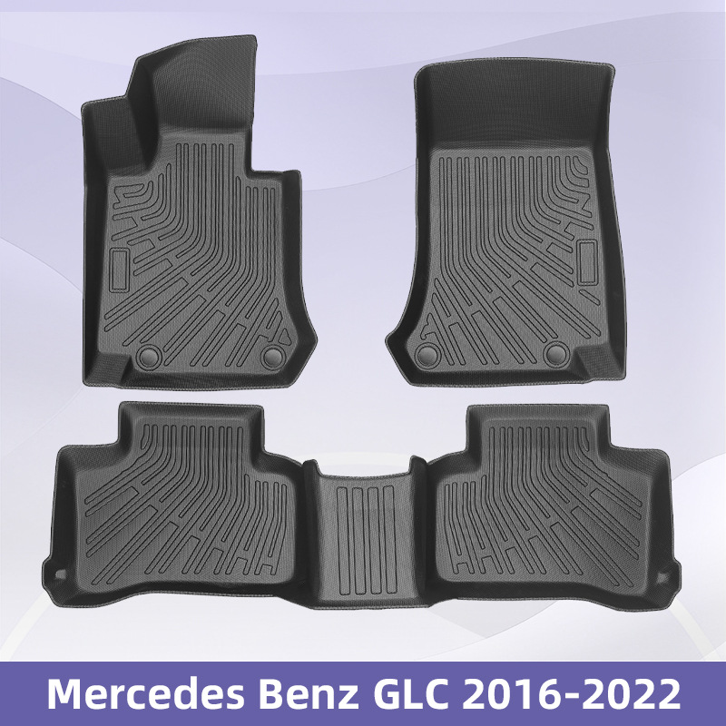 Aplicable a Mercedes Benz GLC2016 - 2022 3D todo el tiempo material TPE almohadilla para los pies almohadilla del maletero