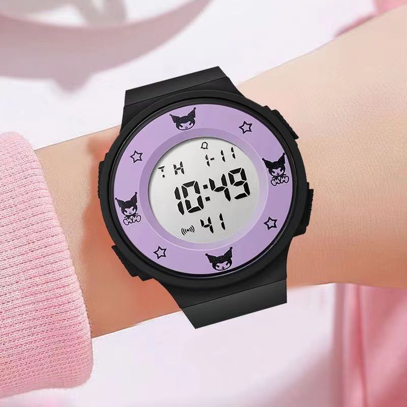 Nueva Pacha perro de dibujos animados reloj lindo creativo de los niños deportes LED reloj electrónico multifuncional estudiante reloj