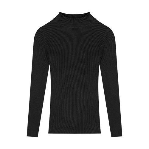 Source Factory Activity Price Women's 2025 Autumn Long-Sleeve Collared Tank Top Semi-High Collar Hooded Turtleneck