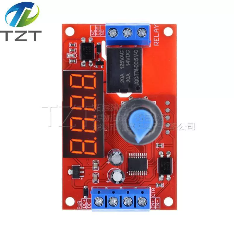 Модуль реле с задержкой времени 5V12V24V синхронизированный программируемый оптопаритный разъединенный импульс циклического срабатывания питания