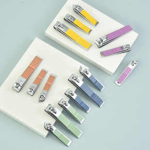 Color Stainless Steel Nail Clipper Large and Small Size Single Pack Household Nail Clipper Nail Clipper Nail Clipper