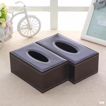 创意欧式皮革纸巾盒汽车纸巾盒子批发车载pu皮质抽纸盒批发纸抽盒