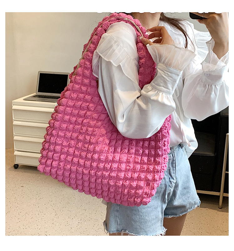 Mujeres Medio Nylon Color Sólido Moda Cuadrado Abierto Bolsa De Hombro display picture 1