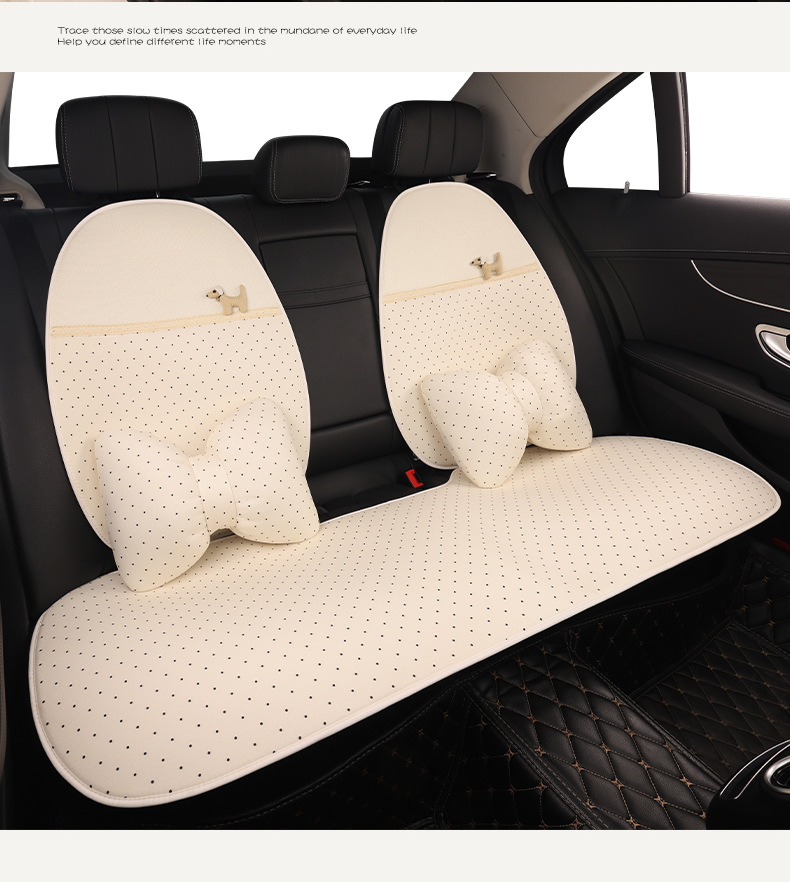 26 Models of Car Seat Cushions for All Seasons, Suitable for Volkswagen Lavida, Jetta, and Bora, Front Driver and Passenger Single-Piece Seat Cushions