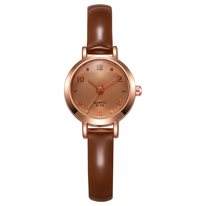 Disco mini temperamento simple y compacto temperamento casual versátil reloj de nicho de chicas relojes de estudiantes al por mayor