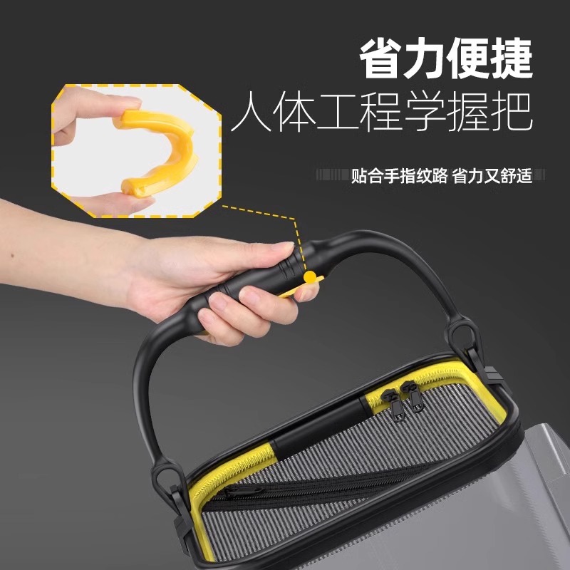 Bucket Fish Bucket Fishing Folding Transparent Live Fish Bucket Fish Protection Bucket One-piece Portable Luya Fish Box Fish Bucket