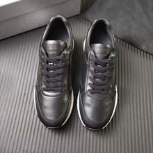 2025秋秋季德训男鞋真皮原版尾单男士休闲鞋四季百搭板鞋阿甘鞋