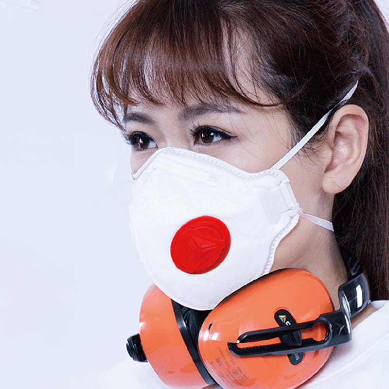 代尔塔104018口罩一次性防尘欧标FFP2FFP3冬季防雾霾口罩