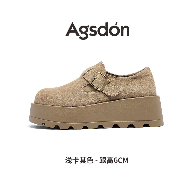 Augu Lion Deng Xiaoping Boccan zapatos de terciopelo mujeres 2025 nuevo invierno suela gruesa de peluche de un pie botas de nieve de embarazo zapatos de algodón