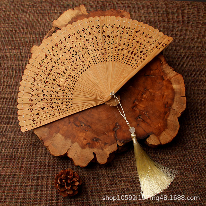 全竹古风折扇子中国风汉服拍照夏季日用纳凉舞蹈蜻蜓迷你折叠批发|undefined