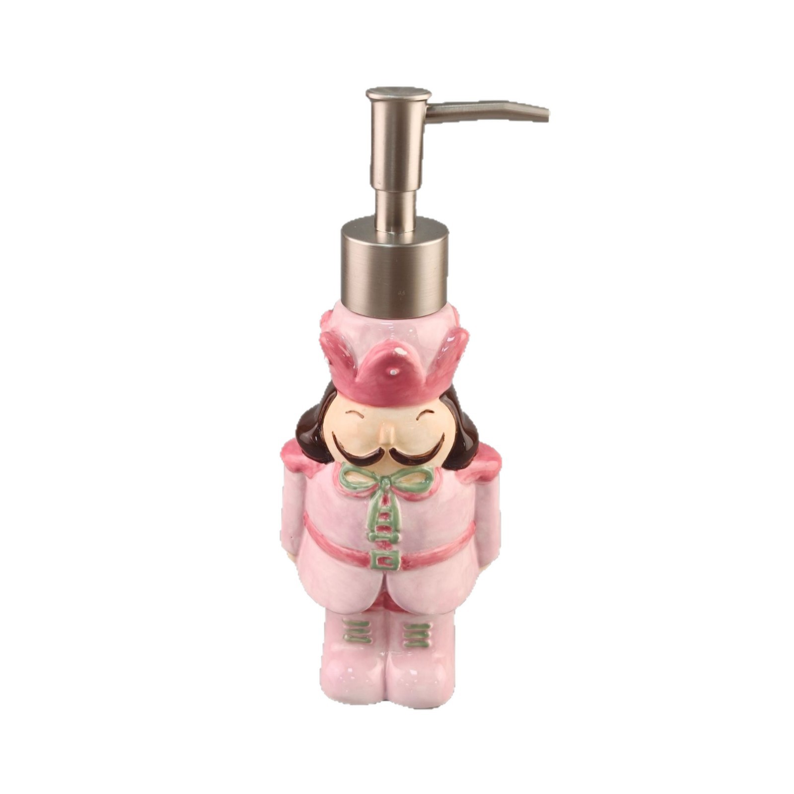Navidad cascanueces de cerámica botella líquida de envasado en el hogar decoración de botella de prensa de baño de baño