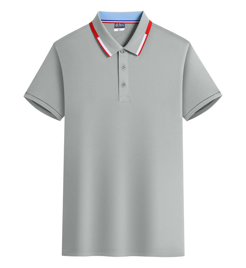 Camiseta de la empresa Camiseta publicitaria del empleado Ropa de trabajo de manga corta Ropa de trabajo Polo Camisa de logotipo impresa personalizada solapa