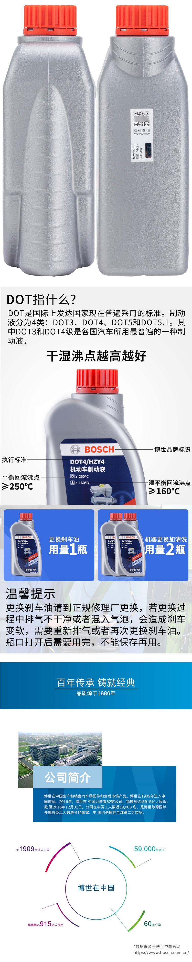 Bosch Brake Oil Dot4 Brake Fluid Brake Fluid Bosch Car Clutch Motorcycle Oil Universal Peihui