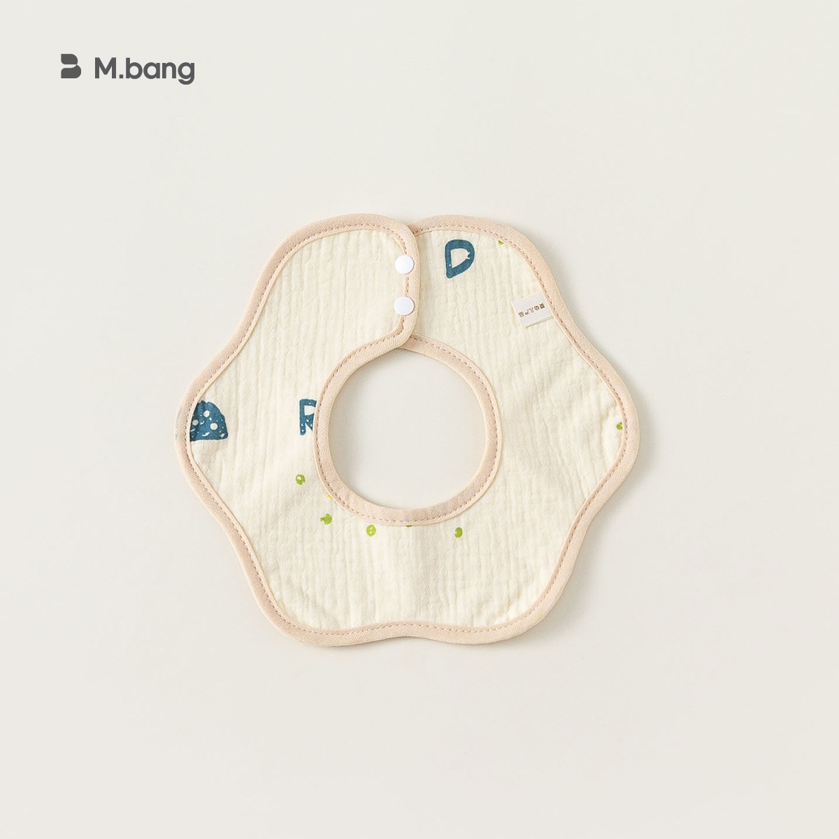 Babycity Toalla de saliva para niños Babero de pétalos de bebé Babero impermeable para recién nacidos PS24019