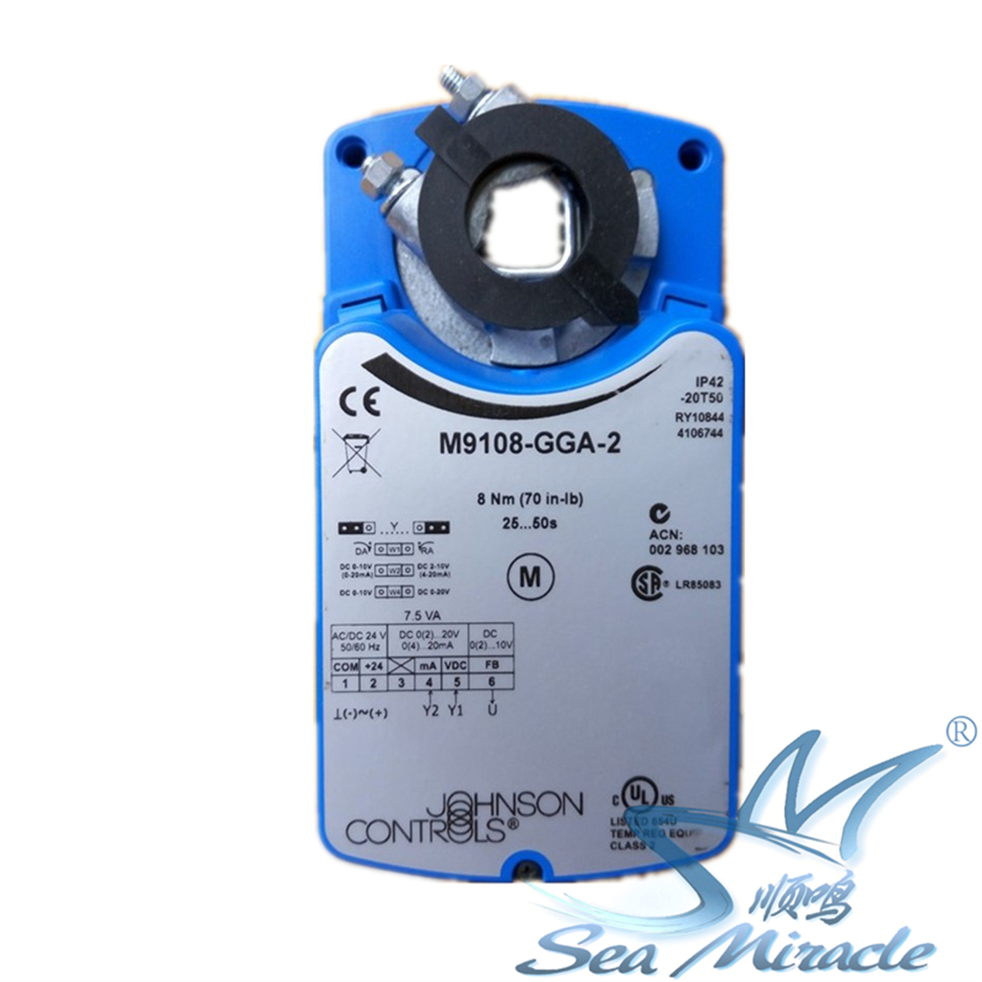 Johnson江森 M9108-AGC-2 非弹簧复位驱动器 8Nm电动执行器