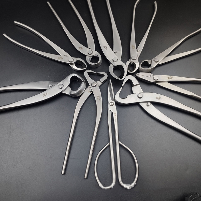 Suministro de tijeras de bola de acero inoxidable de corte diagonal alicates de varilla bonsai herramienta de acero inoxidable 210 alicates de bola 270 tijeras de bola al por mayor