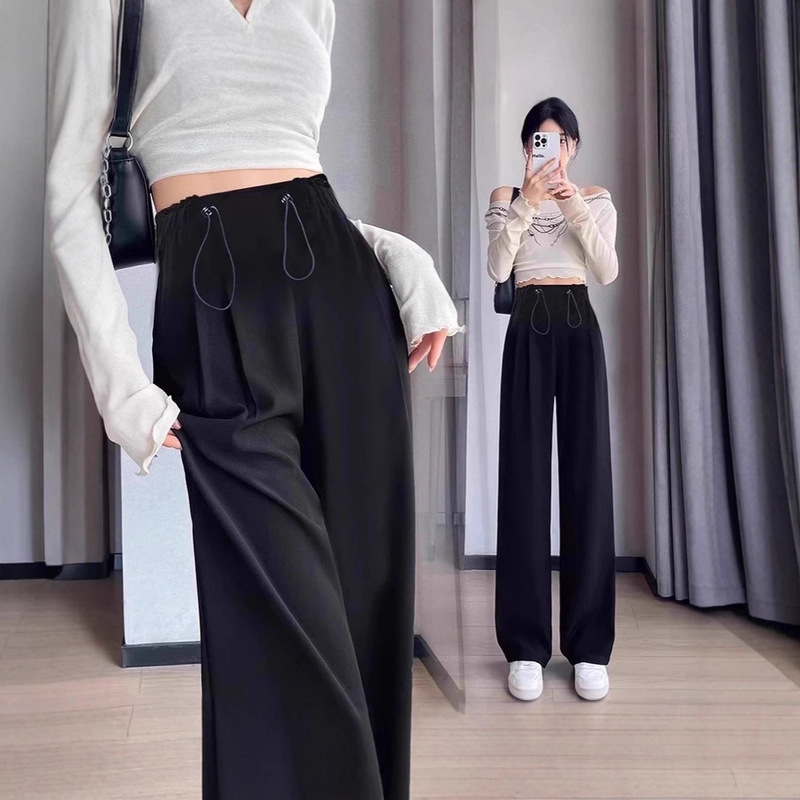 Maternity Wide-Leg Pants Without Belly Support, High-Waisted Draped Outer Wear, Autumn and Winter Draped Casual Pants, Professional Suit Pants, Spring & Fall 1028 Maternity Wide-Leg Pants Without Belly Support, High-Waisted Draped Outer Wear, Autumn and Winter Draped Casual Pants, Professional Suit Pants, Spring & Fall 1028
