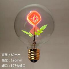 炎電球 Xiaohongshu 同じスタイルのエジソンローズ電球ひまわり電球ハート型電球