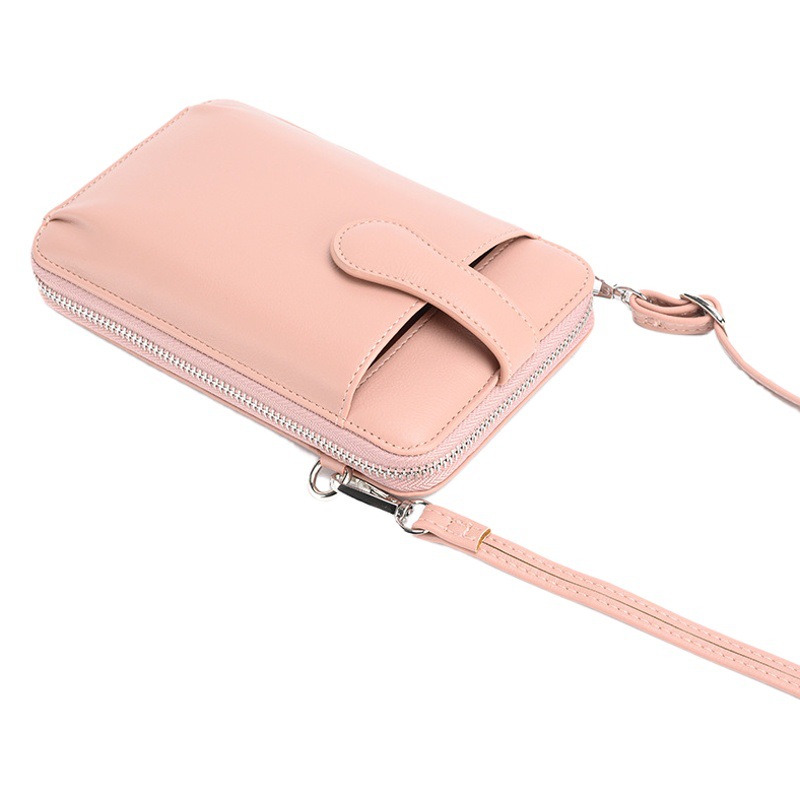 2024 nueva hebilla de cinturón de mujer bolso de teléfono móvil monedero multifuncional ins estilo coreano bolsa de mensajero de hombro de gran capacidad