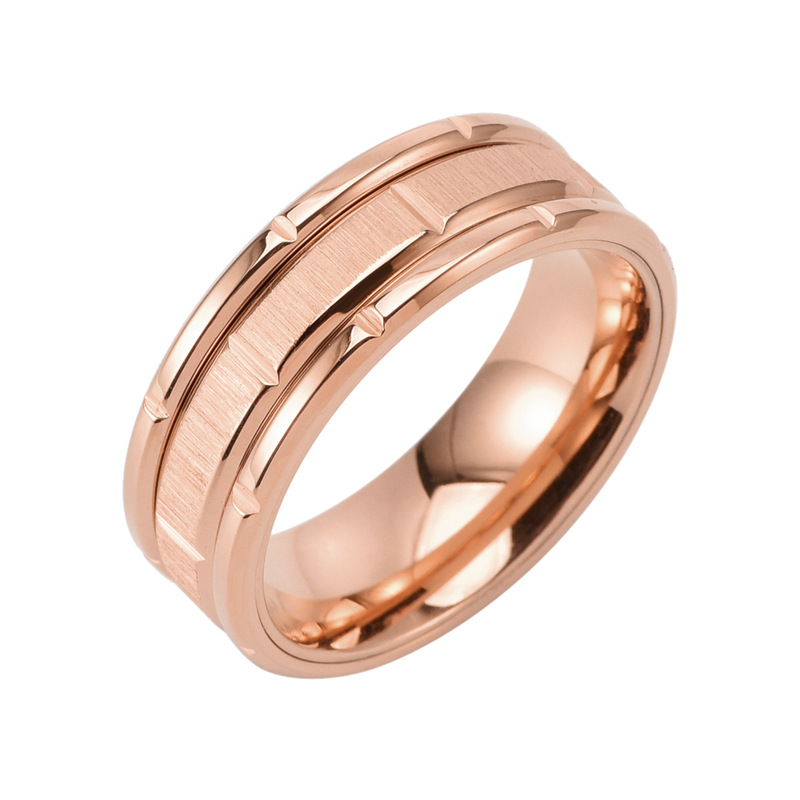 PVD Coated Gold Plating Process 18K Real Gold Plated Plating Material 1 Piece Simple Style Circle Solid Color Stainless Steel Polishing Plating Rings