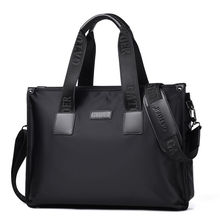 潮款男士手提包外出商务公文包单肩包斜挎包大容量男包高档通勤