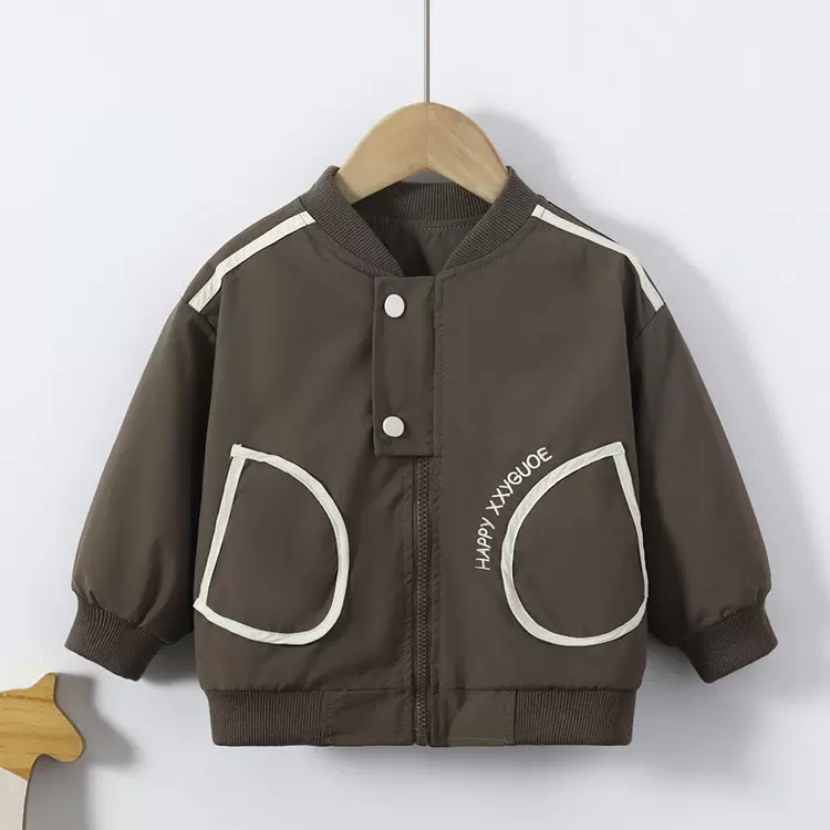 小童男女宝宝洋气秋季新款 a类衣服男宝宝百搭中小童开衫外套衣服