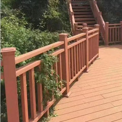 Outdoor terrace garden plastic wood wall panels courtyard villa garden wood-plastic exterior wall panels outdoor fence fence panels