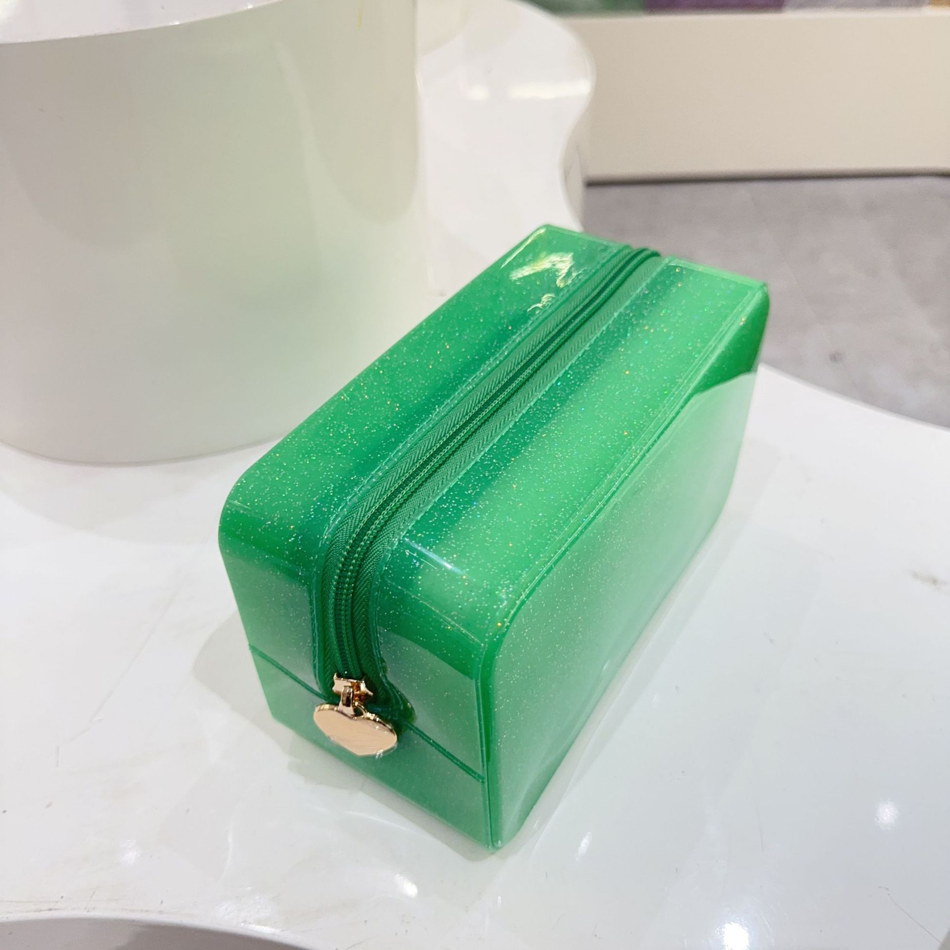 PVC Solid Color Sewing Thread Square Clutches display picture 25