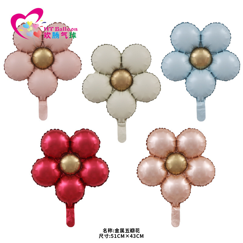 金属五瓣花合图ht