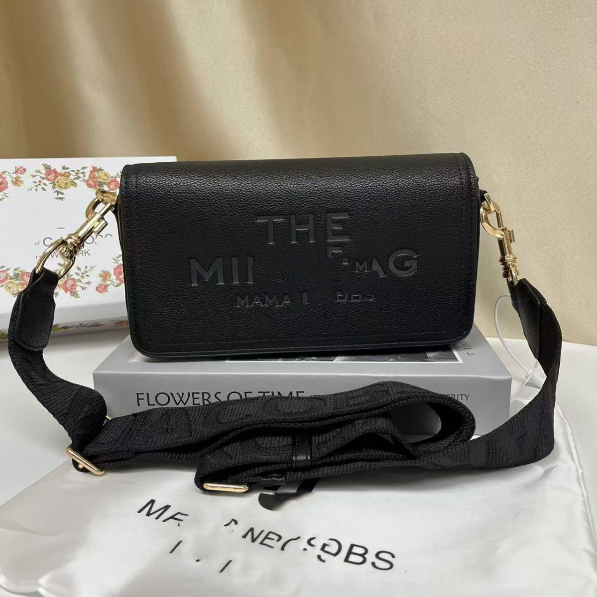 Cross-Border Hot-Selling Mj Clutch Bag 2026 New Model Simple Versatile Small Square Bag with a High-End Feel, Single Shoulder Crossbody Commuter Bag for Women
