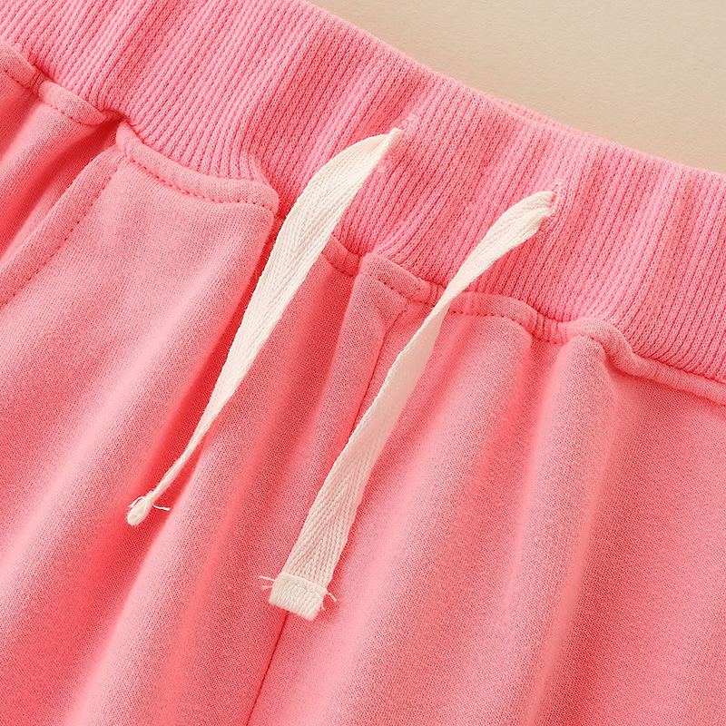 26 otoño nuevos pantalones infantiles estilo europeo y americano Navidad bordado pantalones de chicas pantalones deportivos de moda para niños image 3