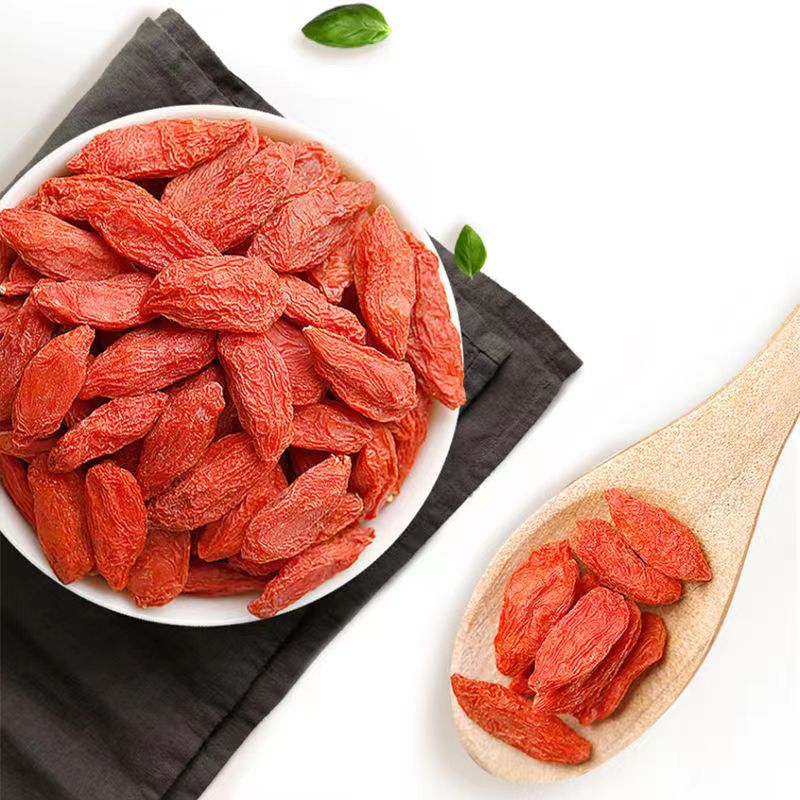 Zhongning head crop red goji berries wholesale 250g Ningxia washed dry large goji berries for cooking soup and porridge