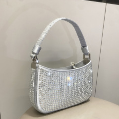 欧米の国境を越えた女性バッグがキラキラ光る腋の下バッグ女性バッグ卸売りシングルバッグチェーンバッグ晩餐バッグ