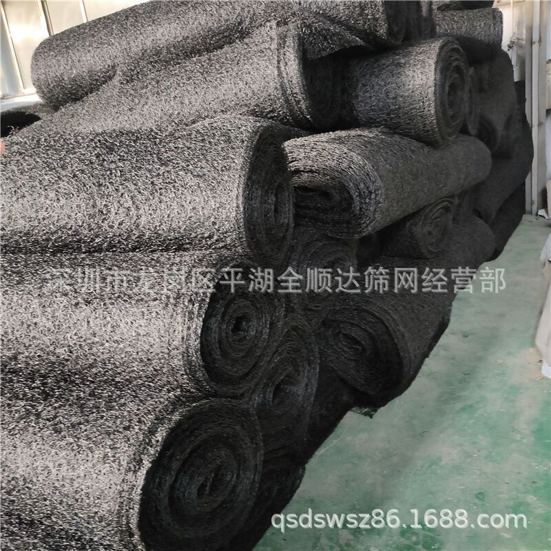 供应通风降噪丝网 金属屋面钢结构减震恩卡网 6MM 8MM通风隆噪网