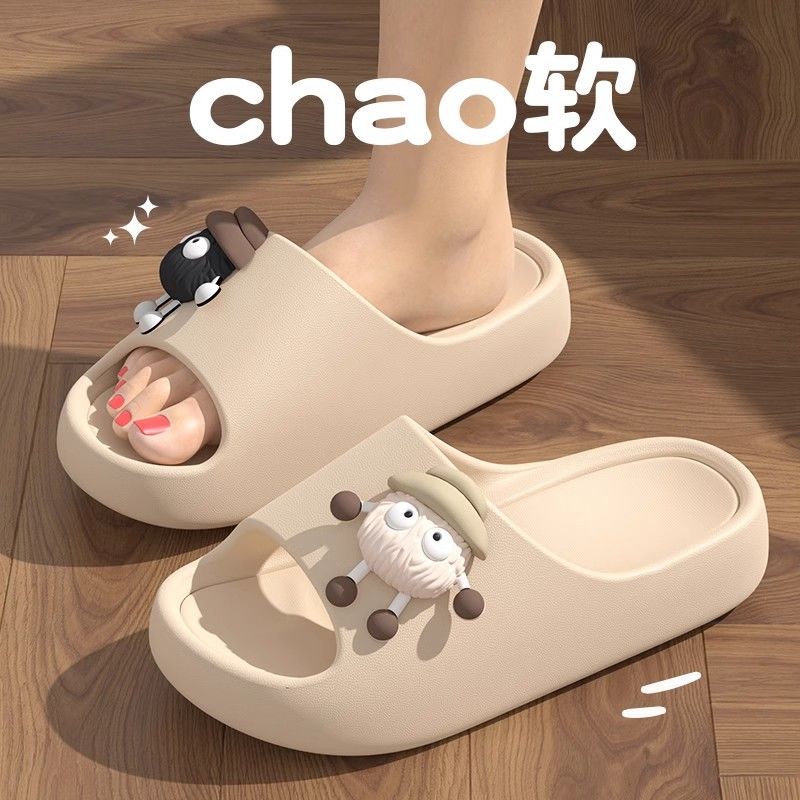 Pantuflas Antideslizantes para Mujer, Nuevo Estilo, Pantuflas de EVA para Interiores, con Suela Gruesa, para Baño y Ducha, sin Olor, para Hombre