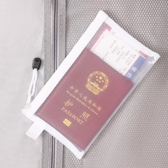 証明書バッグパスポート収納袋海外旅行携帯書類袋透明ネット袋学生a 4書類袋
