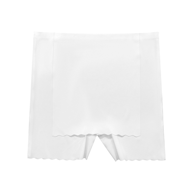 Comercio exterior respirable hielo damas pantalones de seguridad anti-luz y cubierta triangular sin marcas leggings de cintura alta para mujeres