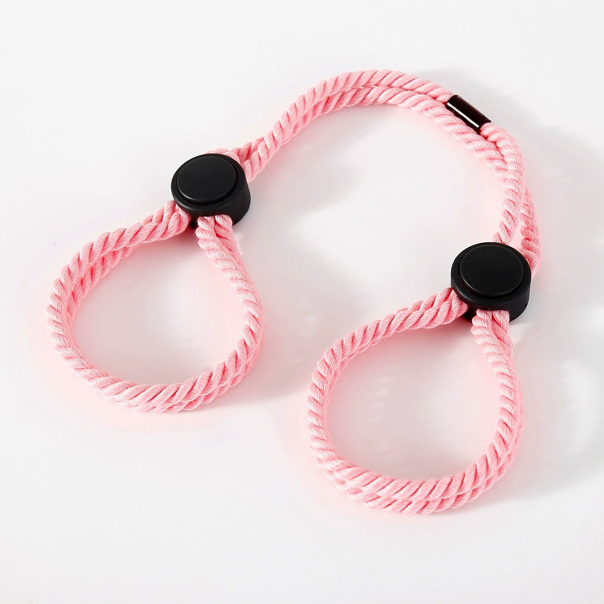 Bondage Rope Cuffs, Adjustable Dual-Loop Restraints, Lightweight 0.06 kg, Multi-Color