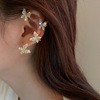 Fashionable advanced ear clips, cute earrings, no pierced ears, light luxury style, internet celebrity